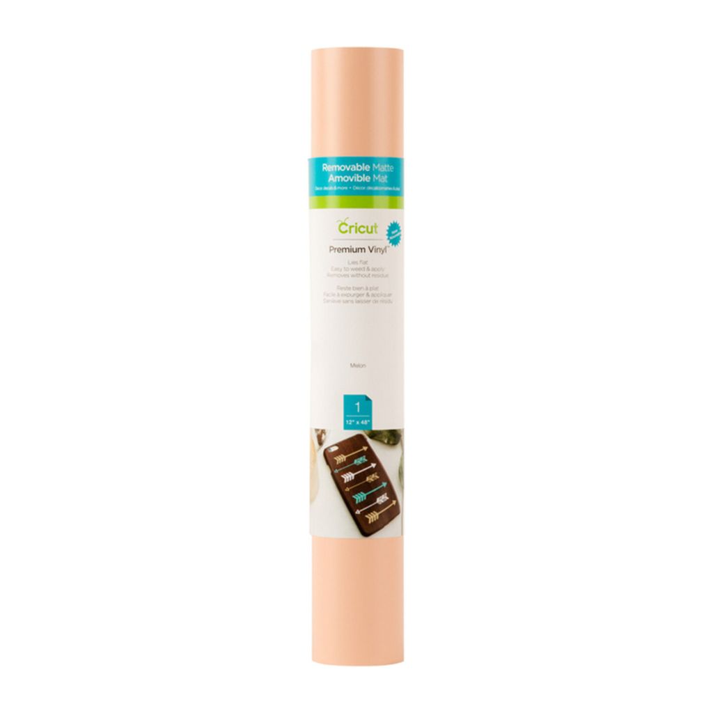 Cricut Premium Vinyl Folie Orange – 12 X 48 Zoll, Rückstandslos Ablösbar