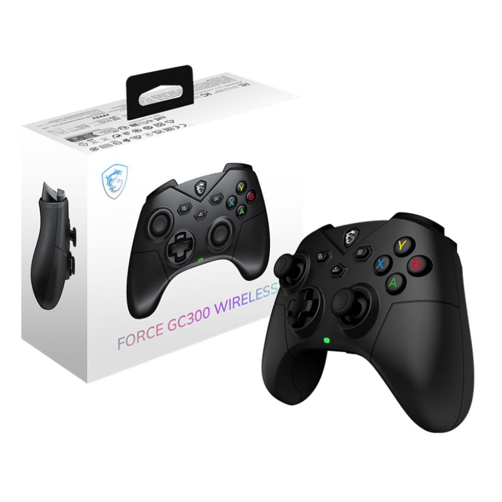 MSI Force GC 300 Bluetooth 2.4 GHz Wireless Controller Windows/Android ...