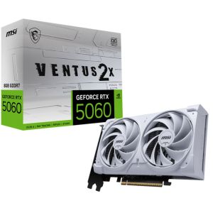 MSI GeForce RTX 5060 8G VENTUS 2X OC GDDR7 White Graphics Card - G5060-8V2CW